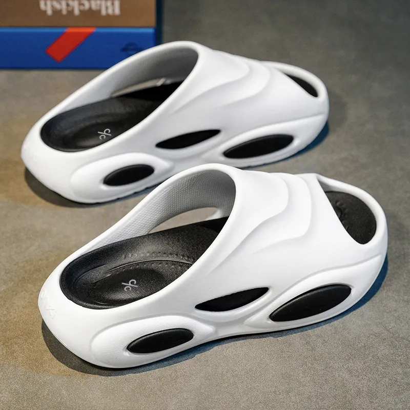 Colorful Creations EVA Cut Out Quiet Slip Resistant Odor Resistant Abrasion Resistant Slide Slippers Men's-13
