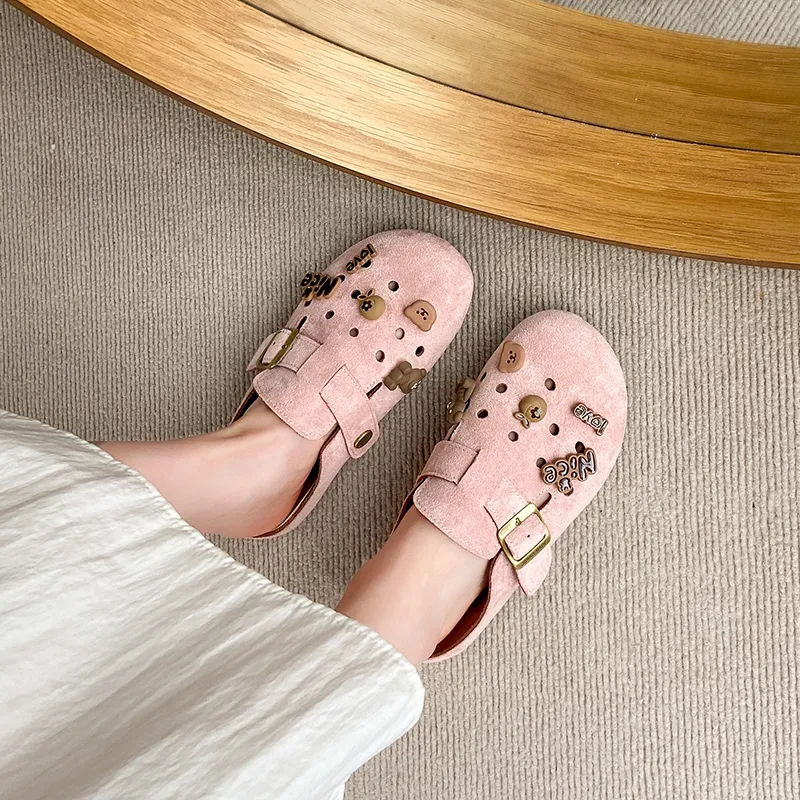Colorful Creations Stitching Quiet, Odor Resistant, Slip Resistant Closed Toe Slippers Women's-9
