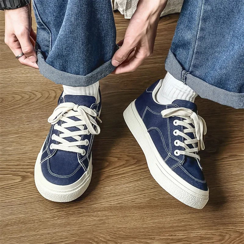 Colorful Creations Wear resistant, Lightweight, Breathable, And Non slip. Low Top Canvas Shoes Men's-8