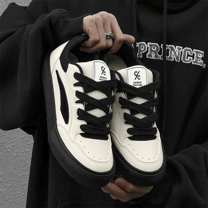 Colorful Creations Height Increasing Abrasion Resistant Breathable Slip Resistant Low Top Skateboard Shoes Men's-14