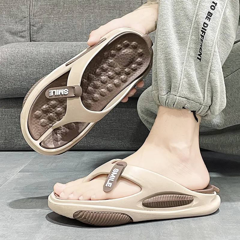 Colorful Creations EVA Cut Out Quiet Odor Resistant Abrasion Resistant Slip Resistant Flip Flops Men's Box-16