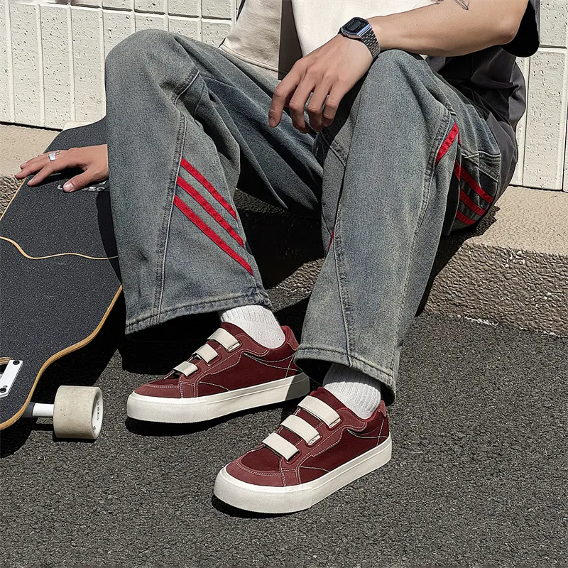 Colorful Creations Slip Resistant, Abrasion Resistant, Breathable Low Top Canvas Shoes Men's Box-13