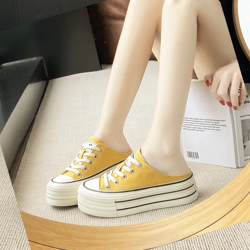 Colorful Creations Stitching Slip Resistant Abrasion Resistant Quiet Closed Toe Slippers Women's-9