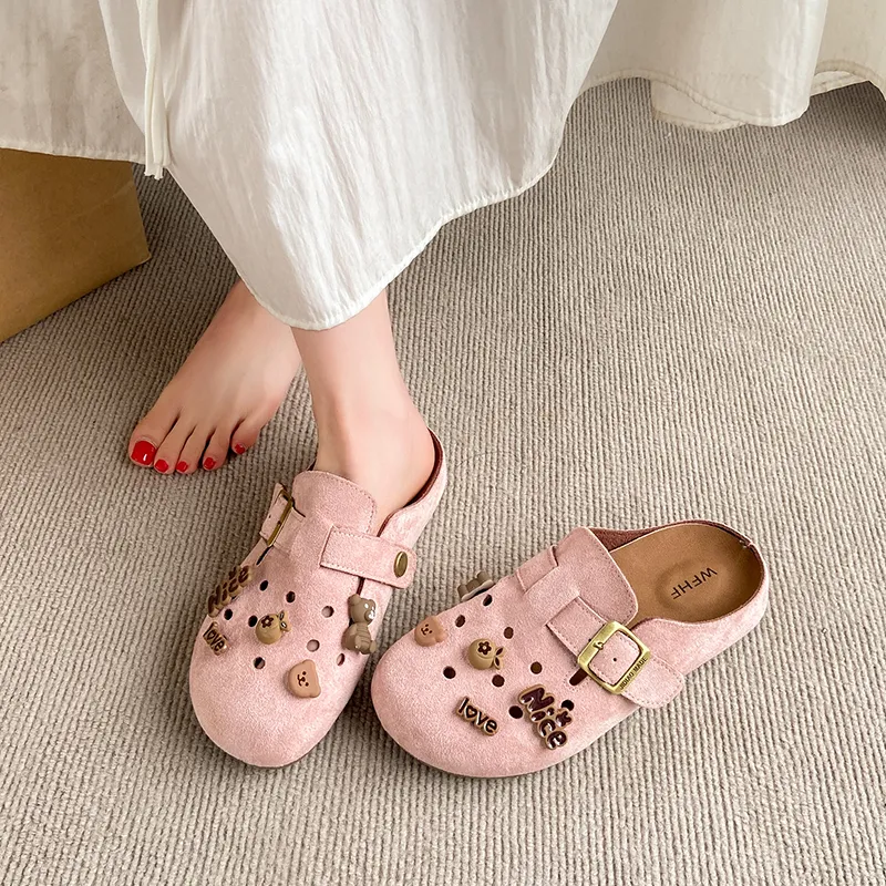 Colorful Creations Stitching Quiet, Odor Resistant, Slip Resistant Closed Toe Slippers Women's-8