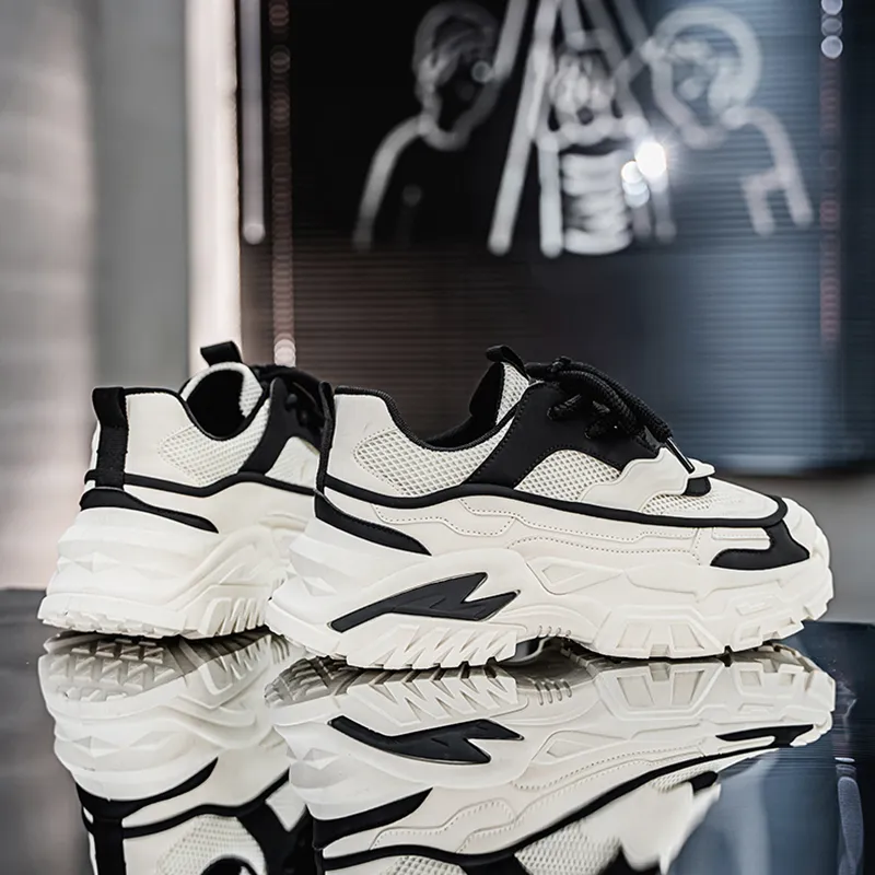 Colorful Creations Height Increasing Abrasion Resistant Lightweight Slip Resistant Low Top Chunky Sneakers Men's-15