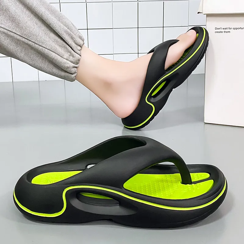 Colorful Creations EVA Slip Resistant Abrasion Resistant Quiet Flip Flops Men's-5