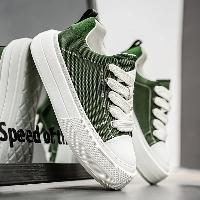 Colorful Creations Slip Resistant, Abrasion Resistant, Breathable, Height Increasing Low Top Canvas Shoes Men's Box-12