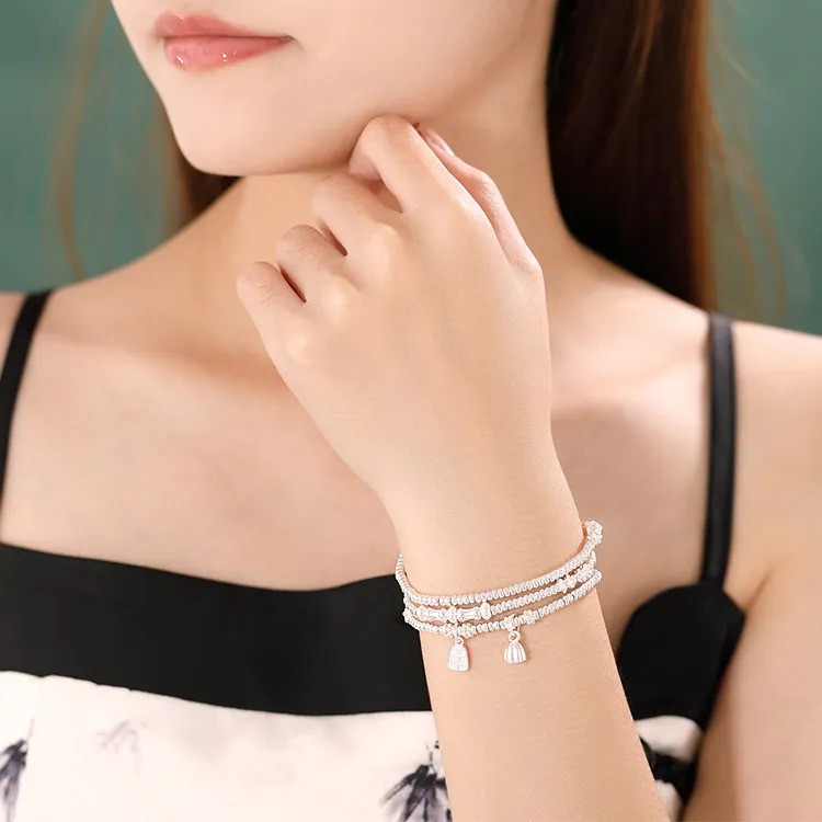 Furunlai S925 Silver Bracelets Unisex-4