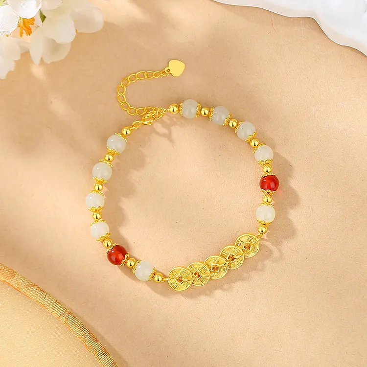 Furunlai Bracelets White Jade/Pale Greenish White Jade Unisex-2
