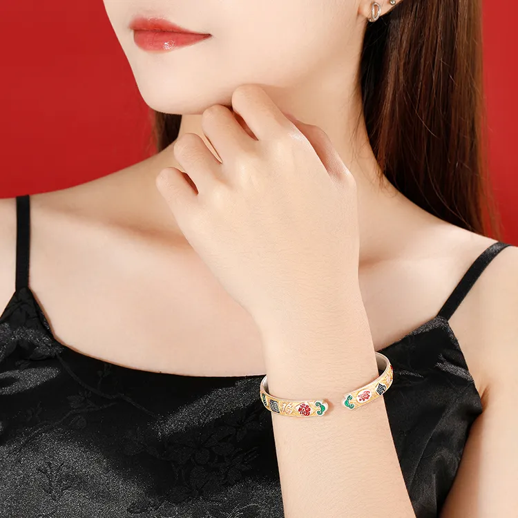 Furunlai S999 Fine Silver Sterling Silver Bracelets Unisex-4