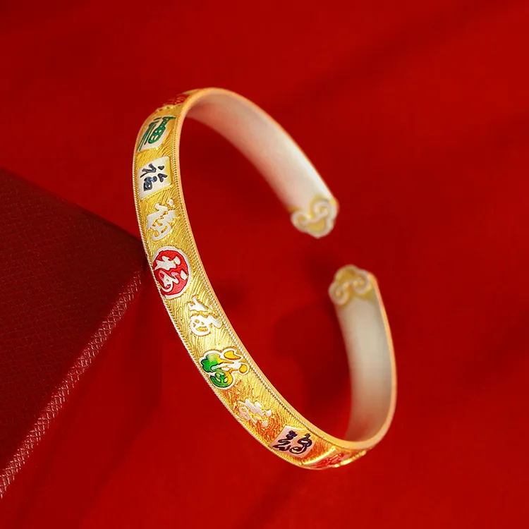 Furunlai S999 Fine Silver Sterling Silver Bracelets Unisex-3