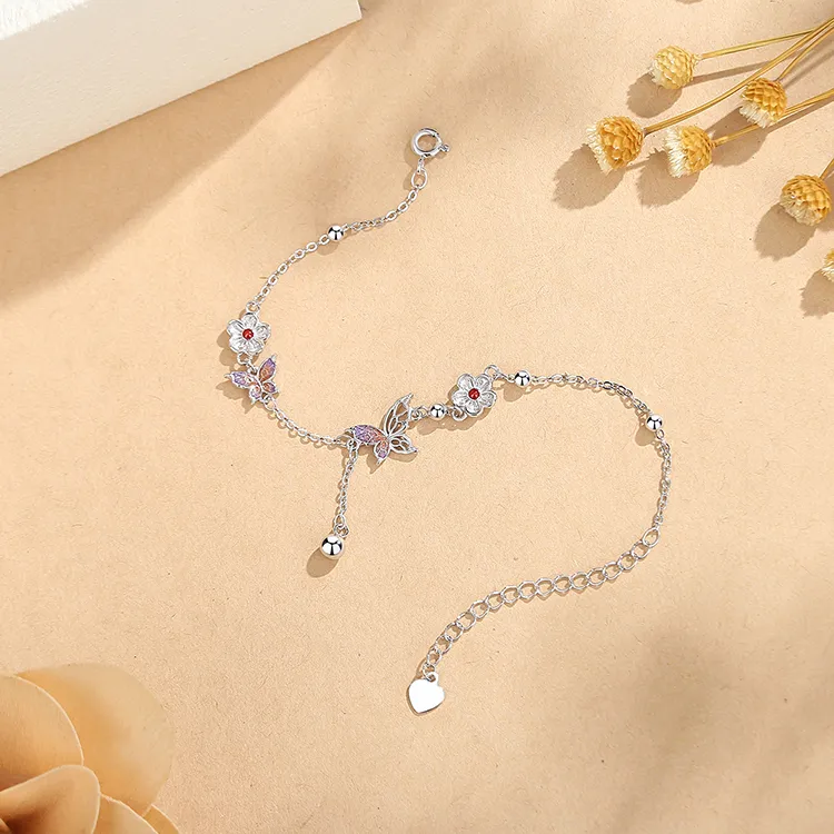 Furunlai S925 Silver Bracelets Women's-5