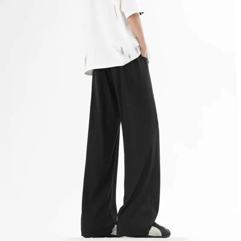 JEANSWEST Casual Pants Unisex Black-5