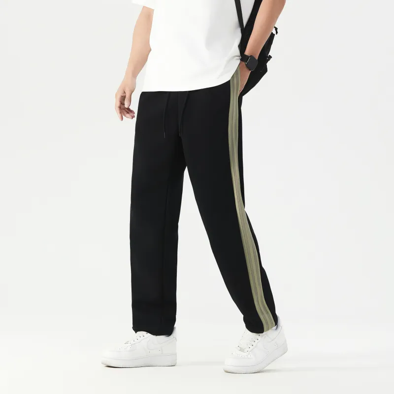DUEPLAY Casual Pants Unisex Black-3