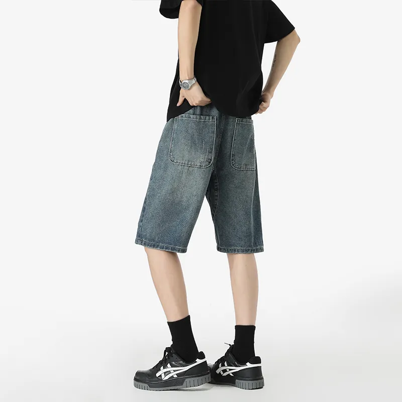 TUCANO Denim Shorts Unisex Blue-1