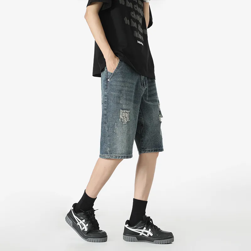 TUCANO Denim Shorts Unisex Blue-3