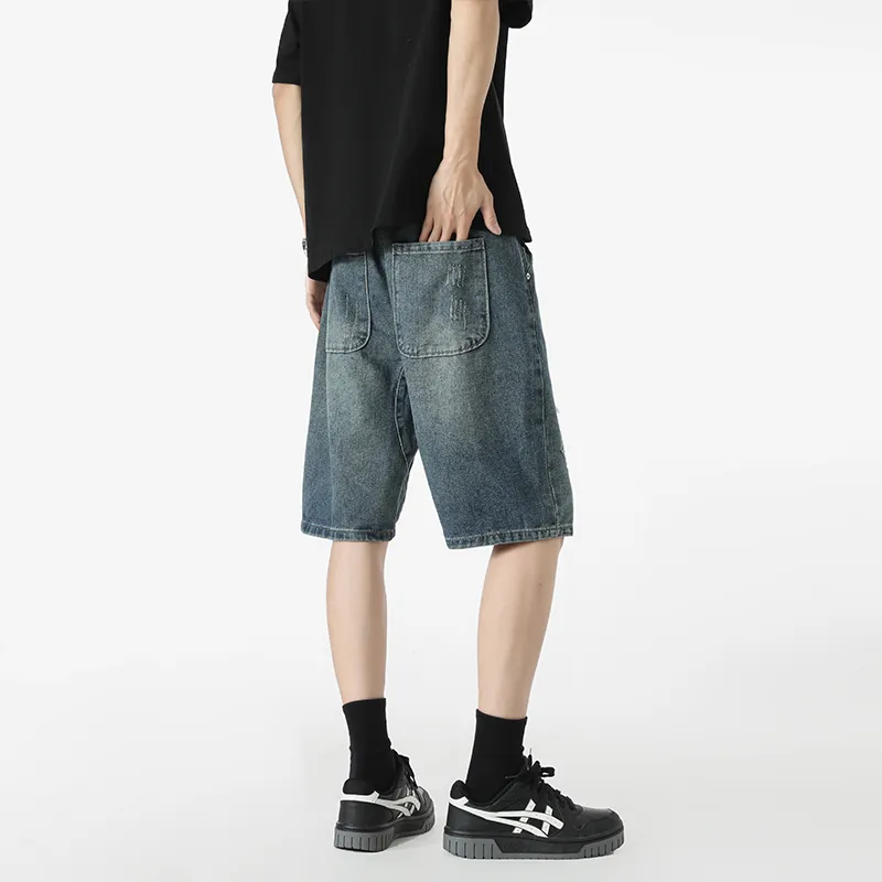 TUCANO Denim Shorts Unisex Blue-2