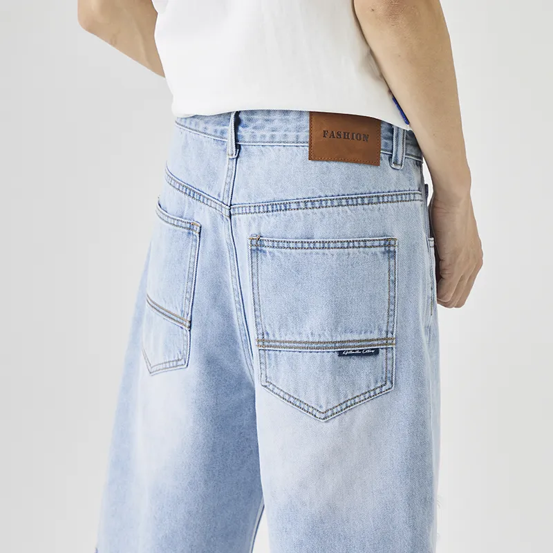 TUCANO Denim Shorts Unisex Light Blue-6
