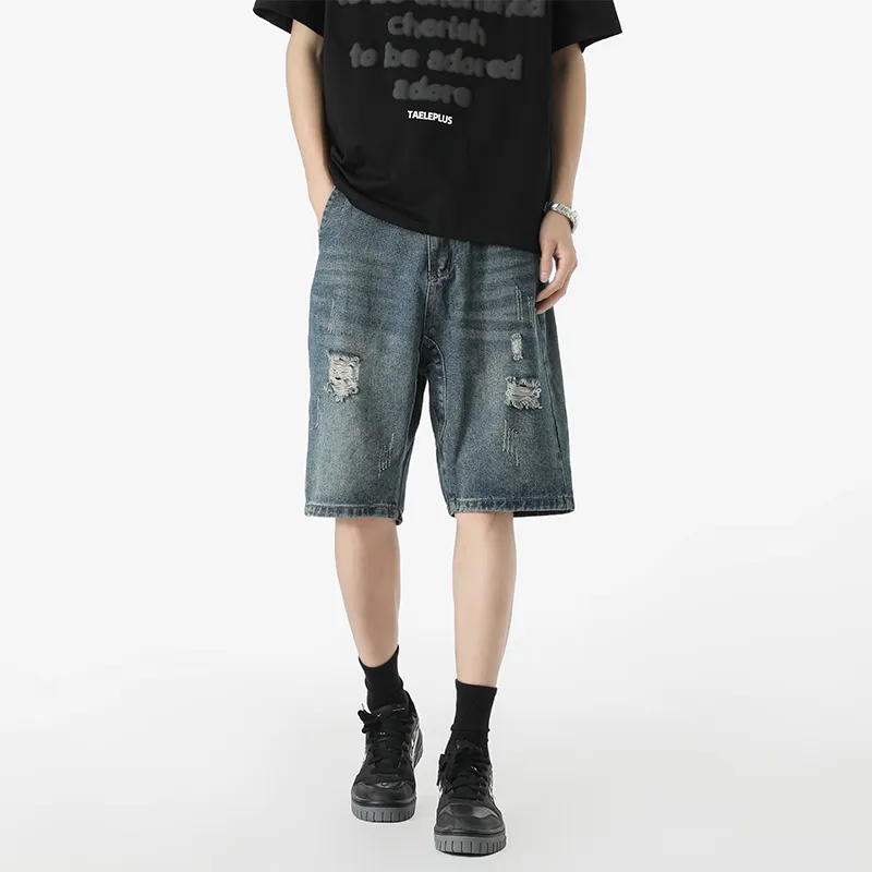 TUCANO Denim Shorts Unisex Blue-5