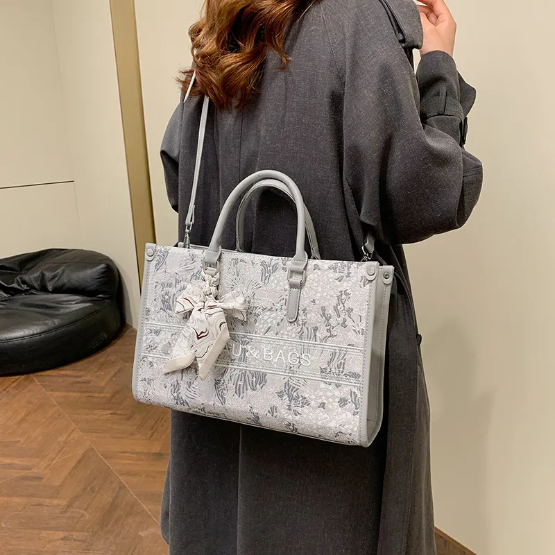 Yalu PU Crossbody Handbag Women's Blue/Gray/Pink-2