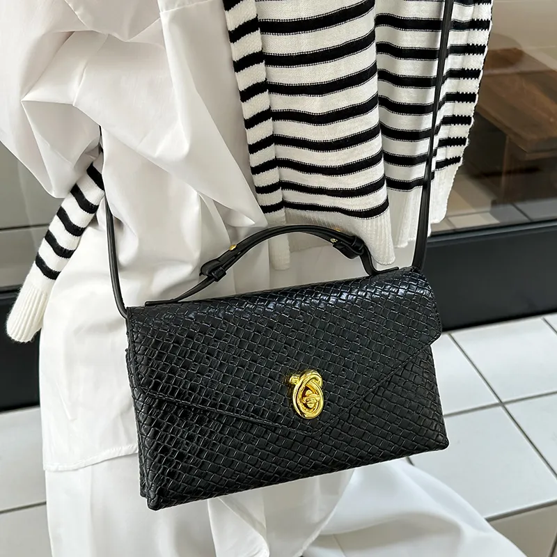 Yalu Woven Pattern Handbag Regular Women's Multicolor-6