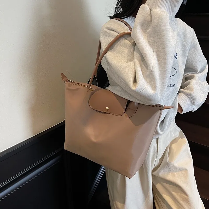 Yalu Fabric Handbag, Shoulder Bag Women's White/Khaki/Black-11