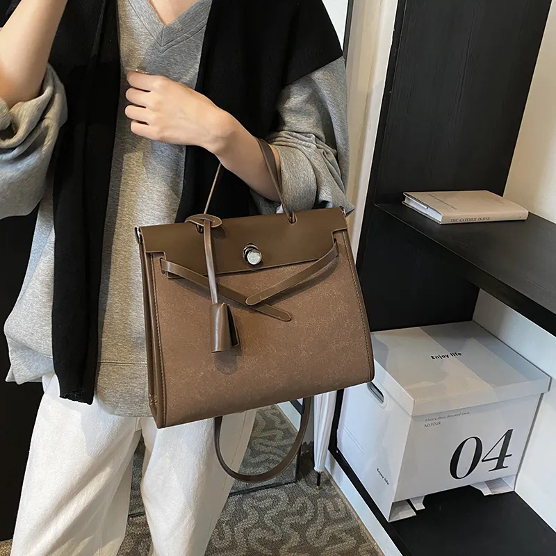 Yalu PU Crossbody One Shoulder Handbag Women's Yellow Brown/Black/Red/Khaki/Green/Coffee-22