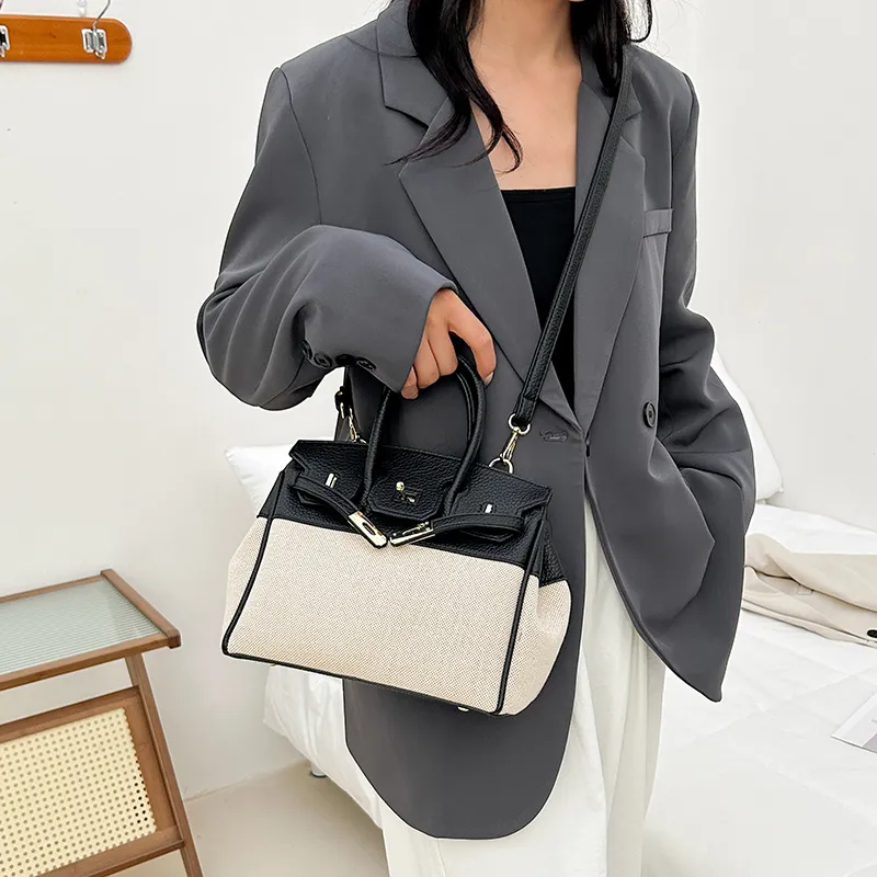 Yalu PU One Shoulder Handbag Women's Khaki/Brown/Green/Black/White/Black-11