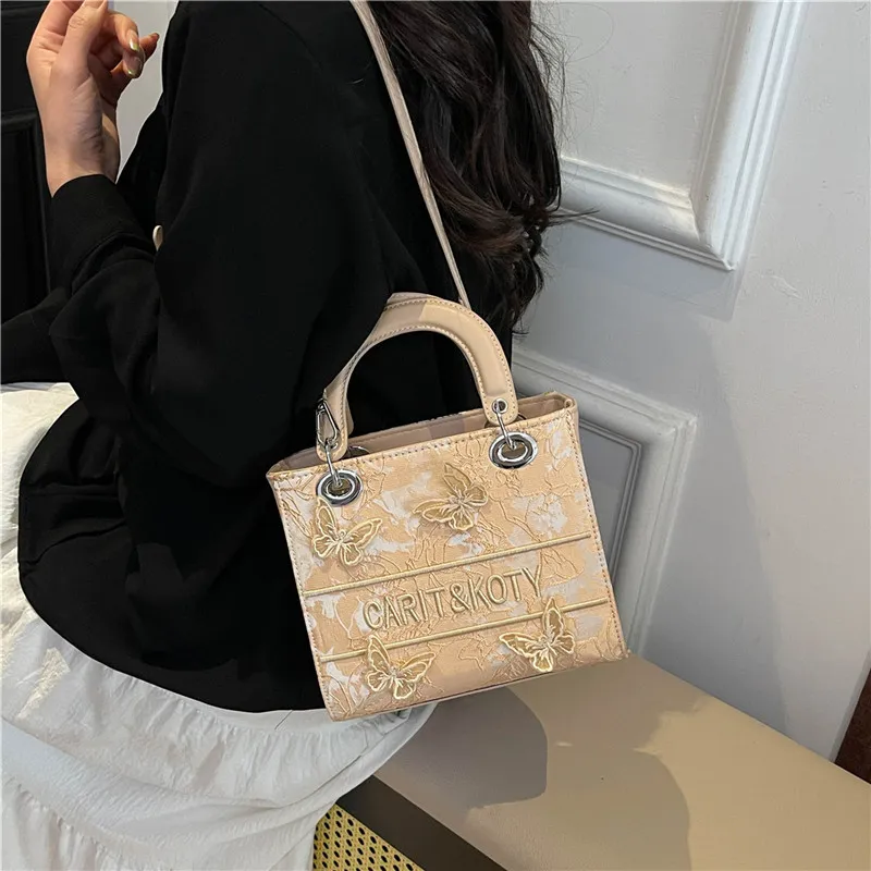Yalu PU Handbag Regular Women's White/Black/Pink/Khaki-11