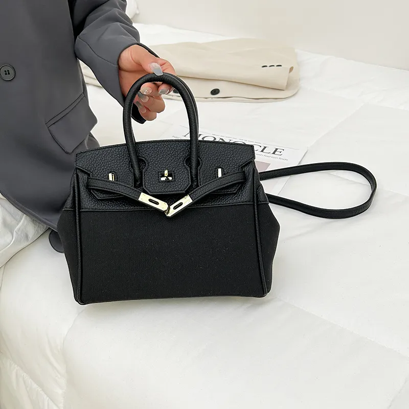 Yalu PU One Shoulder Handbag Women's Khaki/Brown/Green/Black/White/Black-16