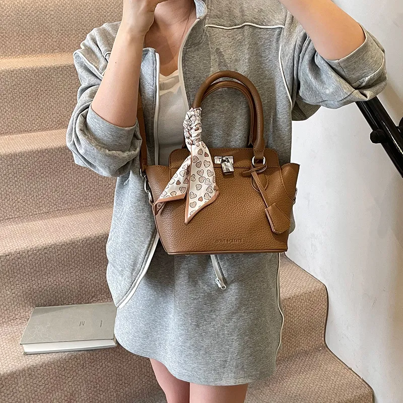 Yalu PU Shoulder Bag, Crossbody Bag, Handbag Women's Brown/Light Gray/Yellow/Blue/White/Black-2