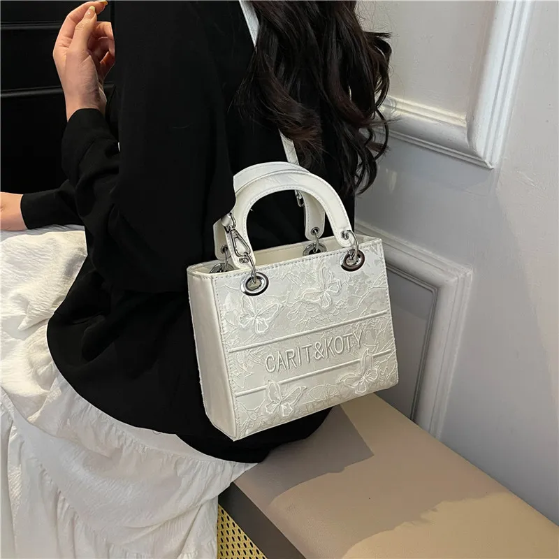 Yalu PU Handbag Regular Women's White/Black/Pink/Khaki-3