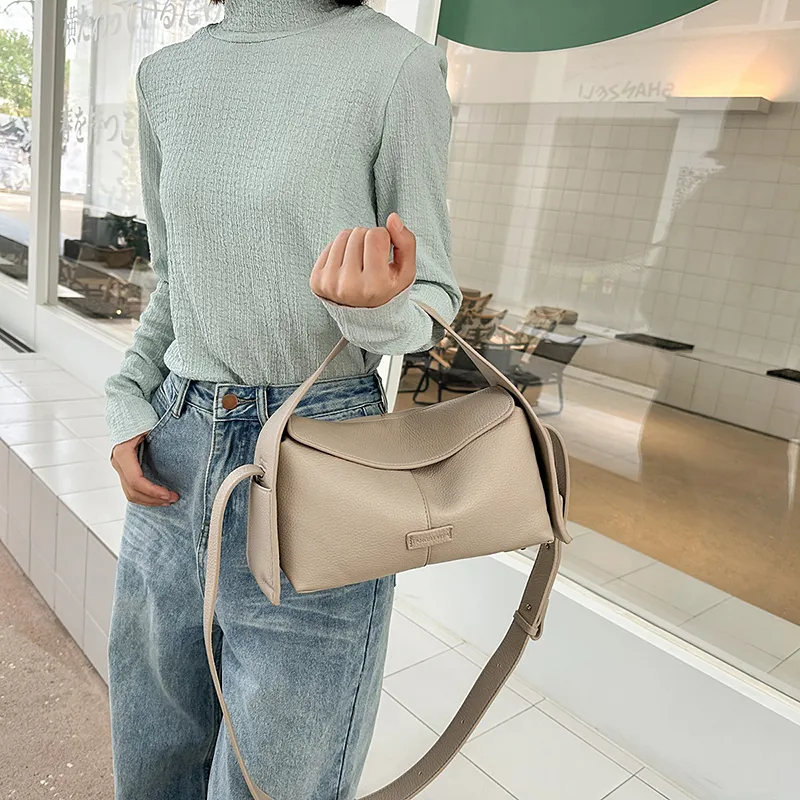 Yalu PU Crossbody Bag Regular Women's Blue/Khaki/Black/Gray-5