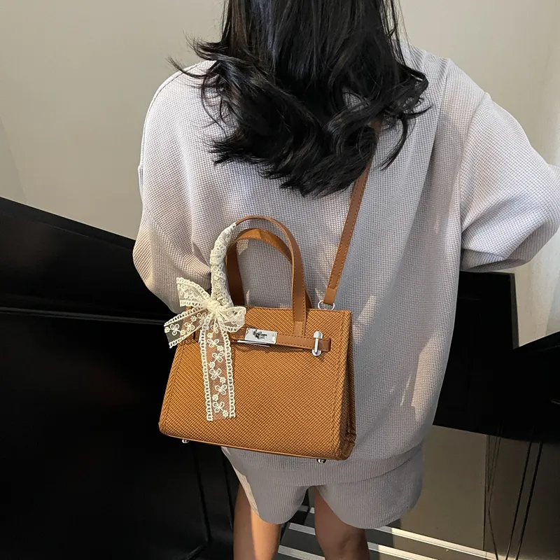 Yalu PU Shoulder Bag, Crossbody Bag, Handbag Women's White/Black/Blue/Pink/Brown-19