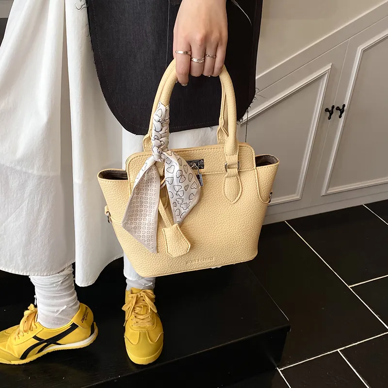 Yalu PU Shoulder Bag, Crossbody Bag, Handbag Women's Brown/Light Gray/Yellow/Blue/White/Black-11