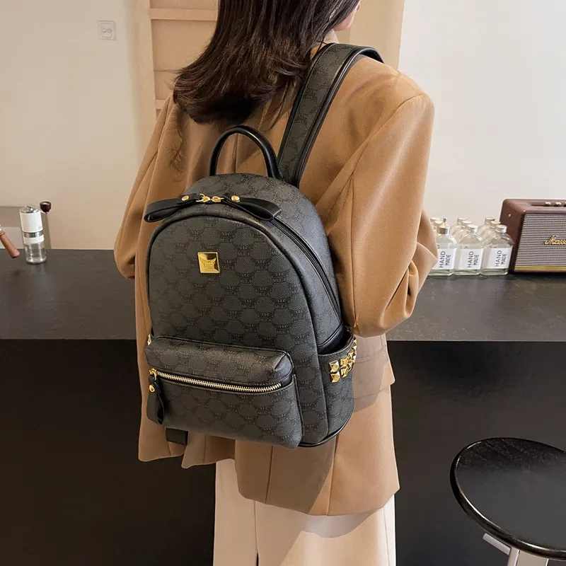 Yalu PU Backpack Women's Multicolor-2