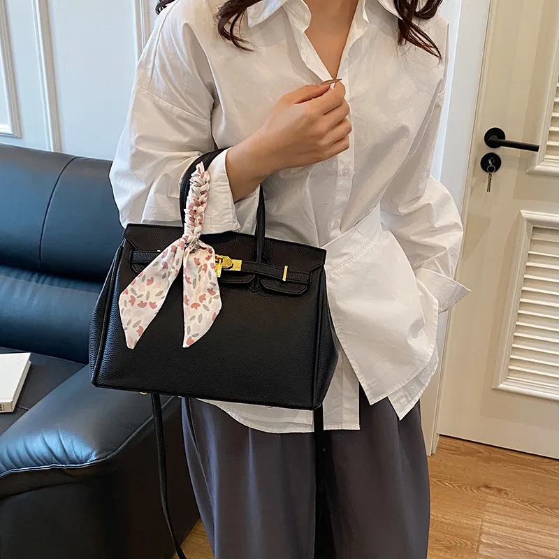 Yalu PU Crossbody One Shoulder Handbag Women's White/Black/Gray/Pink/Brown-5