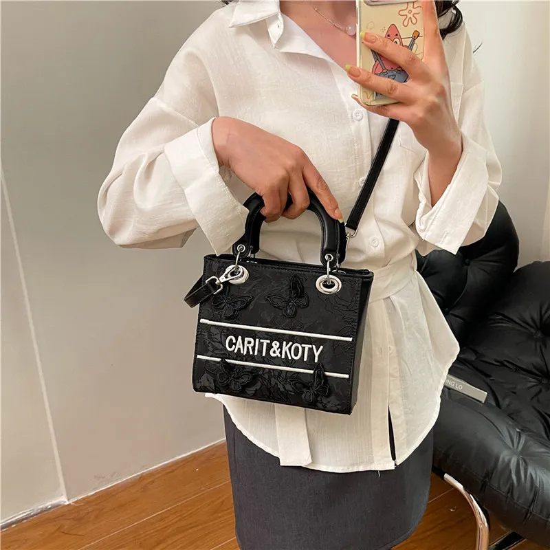 Yalu PU Handbag Regular Women's White/Black/Pink/Khaki-6