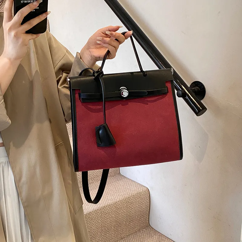 Yalu PU Crossbody One Shoulder Handbag Women's Yellow Brown/Black/Red/Khaki/Green/Coffee-10