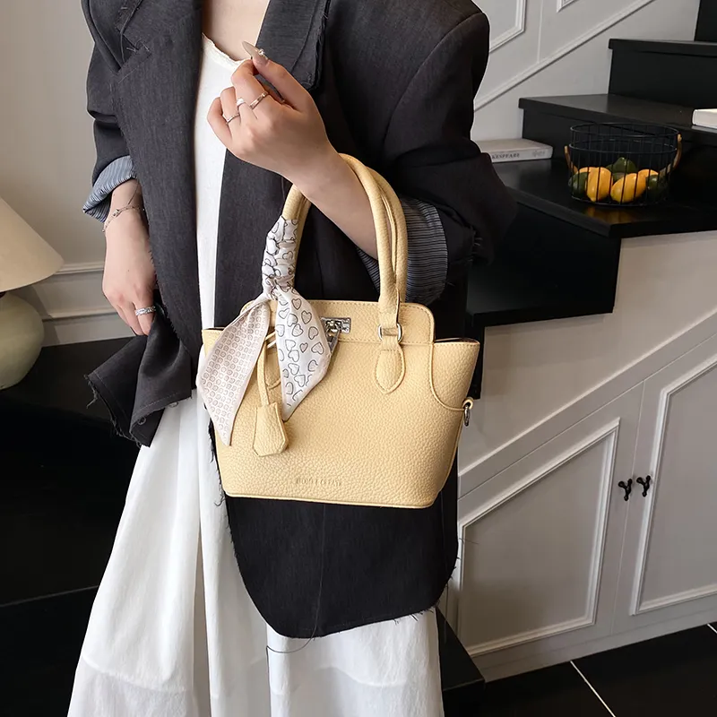 Yalu PU Shoulder Bag, Crossbody Bag, Handbag Women's Brown/Light Gray/Yellow/Blue/White/Black-10