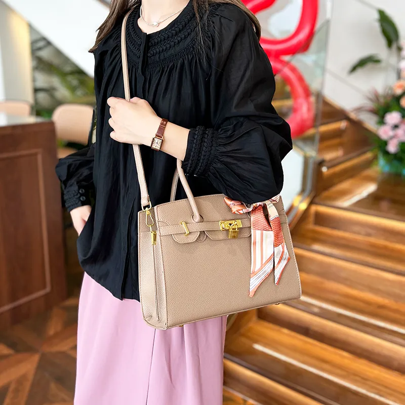 Yalu PU One Shoulder Handbag Women's White/Gray/Black/Khaki/Brown-10