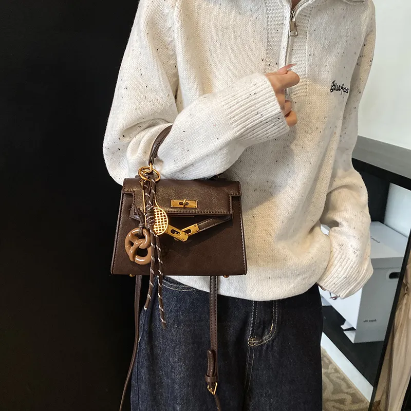 Yalu PU Handbag Women's Coffee/Brown/Red/Yellow Brown/Black-1