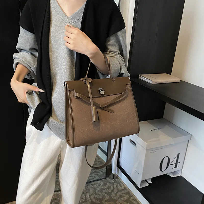 Yalu PU Crossbody One Shoulder Handbag Women's Yellow Brown/Black/Red/Khaki/Green/Coffee-21