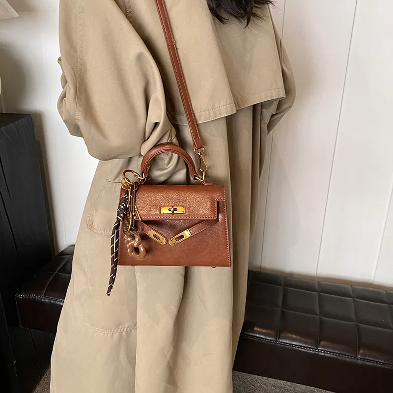 Yalu PU Handbag Women's Coffee/Brown/Red/Yellow Brown/Black-7