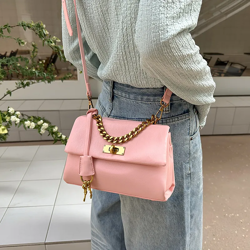 Yalu Sheepskin Handbag Regular Women's Multicolor-6