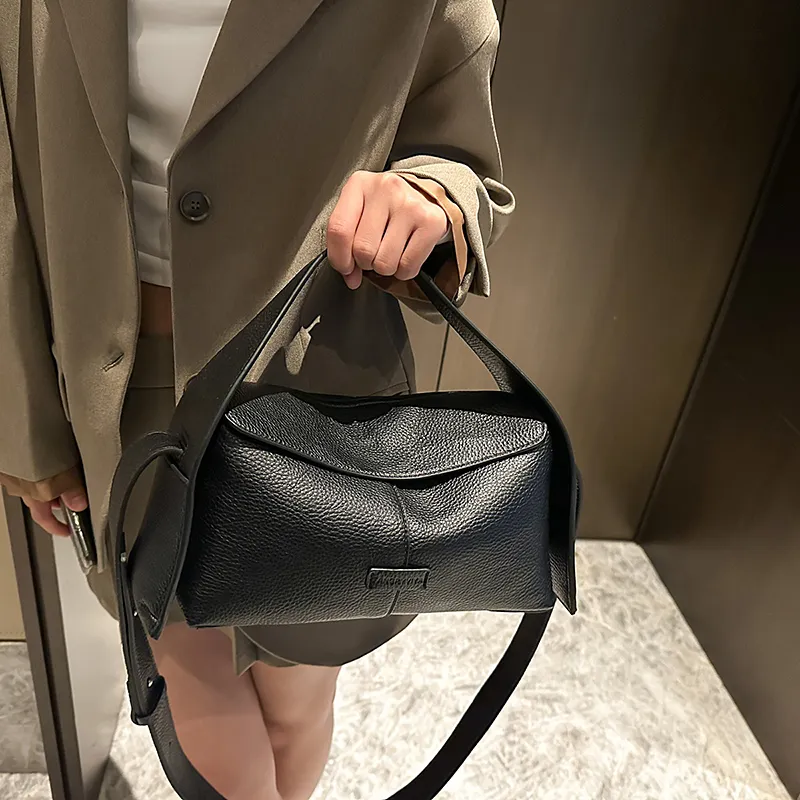 Yalu PU Crossbody Bag Regular Women's Blue/Khaki/Black/Gray-9