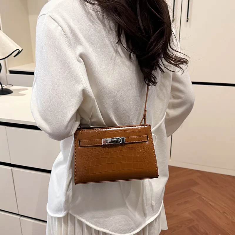 Yalu PU Shoulder Bag, Crossbody Bag Women's Black/Red/Blue/Brown/Pink/White-14