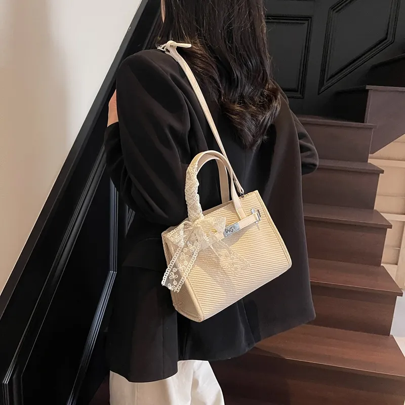 Yalu PU Shoulder Bag, Crossbody Bag, Handbag Women's White/Black/Blue/Pink/Brown-3
