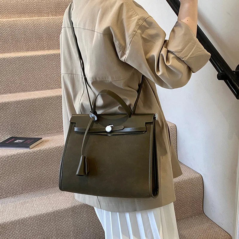 Yalu PU Crossbody One Shoulder Handbag Women's Yellow Brown/Black/Red/Khaki/Green/Coffee-18