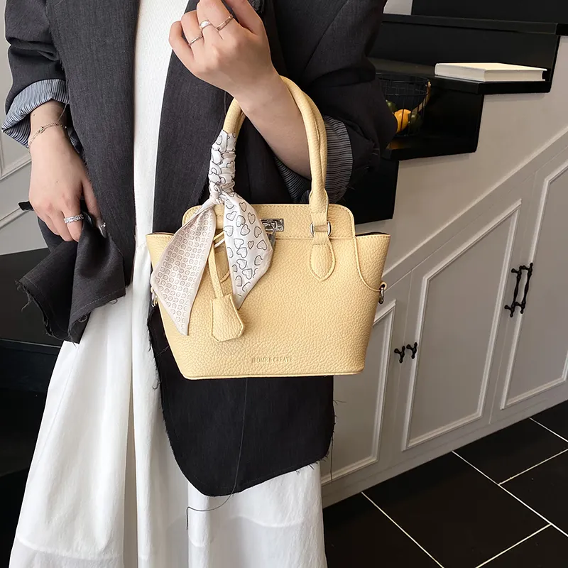 Yalu PU Shoulder Bag, Crossbody Bag, Handbag Women's Brown/Light Gray/Yellow/Blue/White/Black-9
